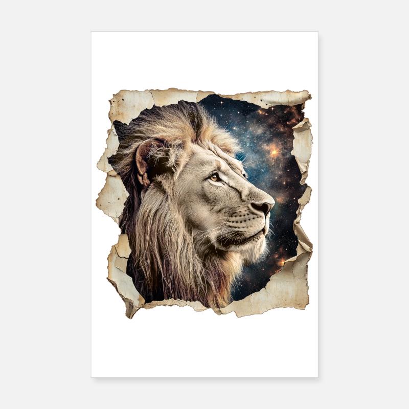 Löwe Poster 20x30 cm