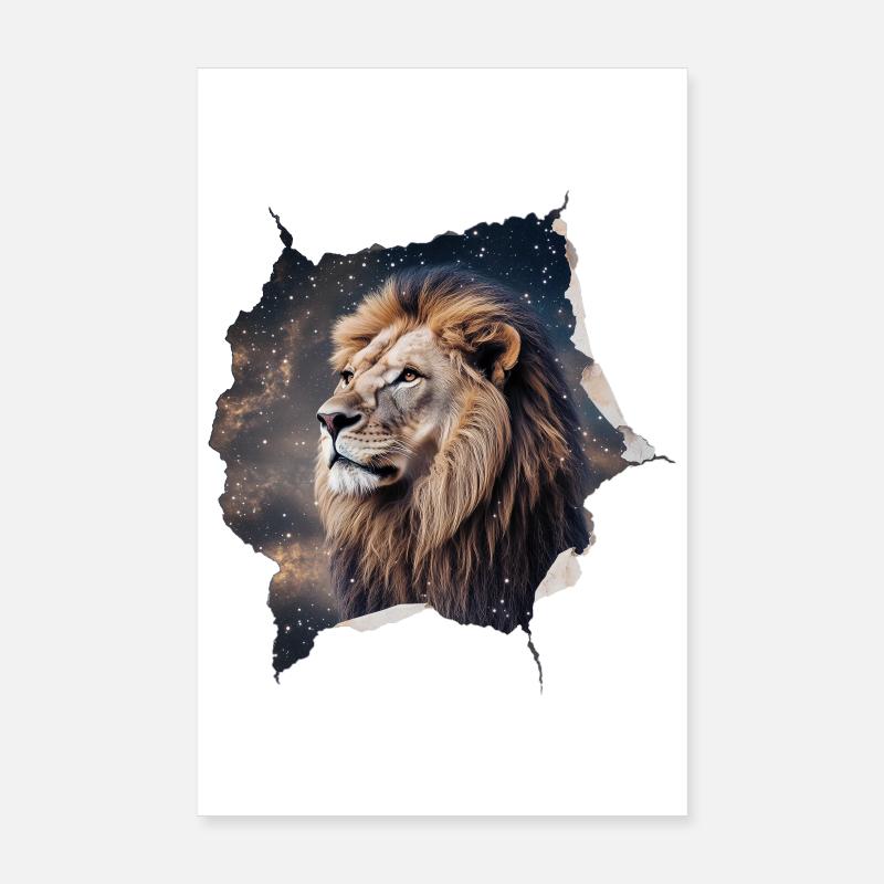 Leo Stars Poster 20 x 30 cm