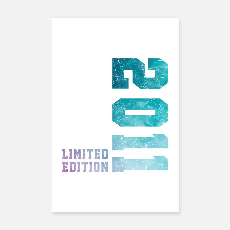2011 15th Anniversary Limited Edition - Poster 20x30 cm - Weiß