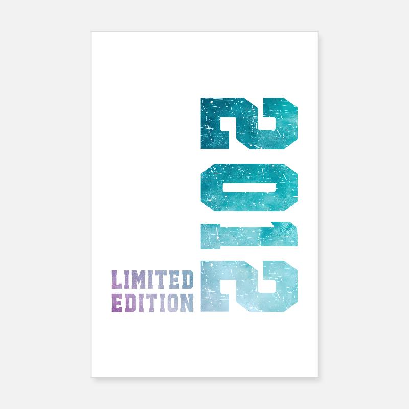 2012 Limited Edition 14-jähriges Jubiläum Poster 20x30 cm