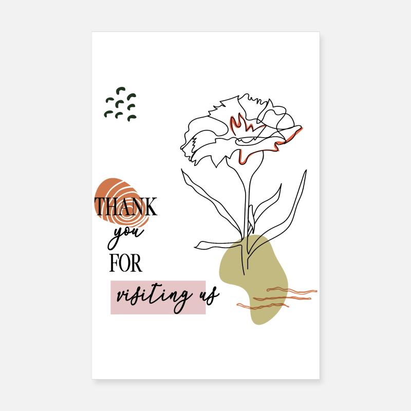 Danke Gruß  Poster 20x30 cm