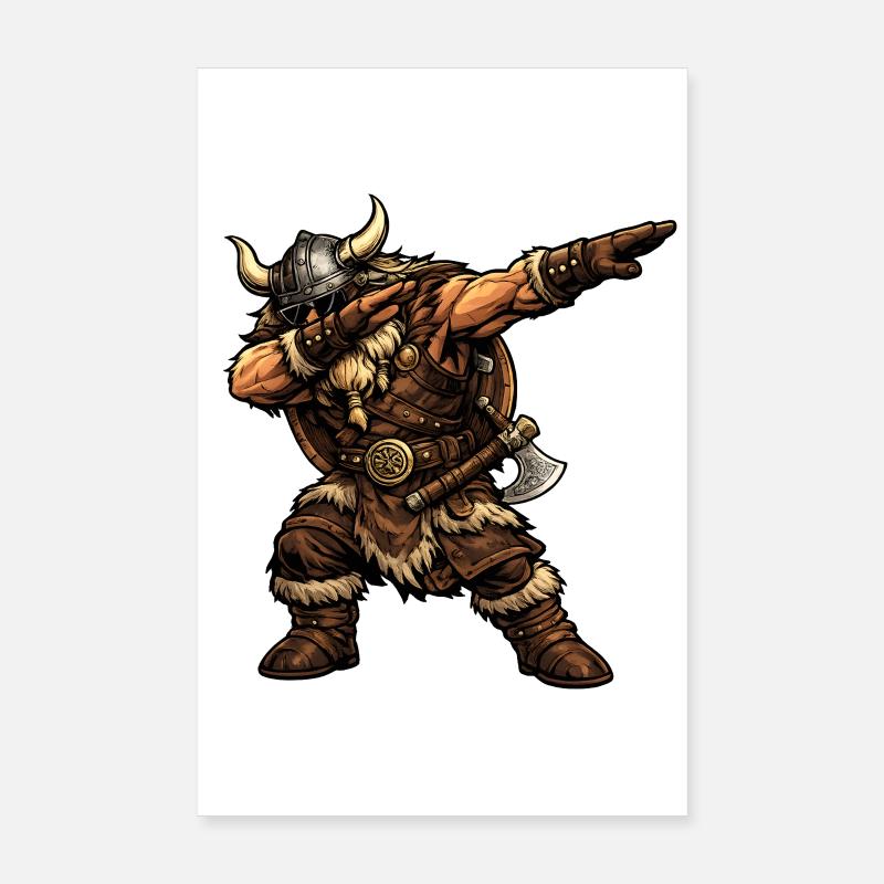 Dab des Vikings Poster 20 x 30 cm