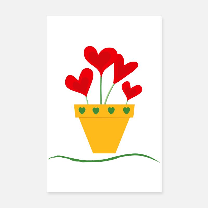Love pot Poster 8" x 12" (20x30 cm)