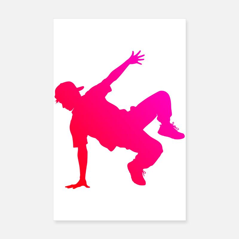 Idée cadeau pour un breakdanceur avec street dance Poster 20 x 30 cm