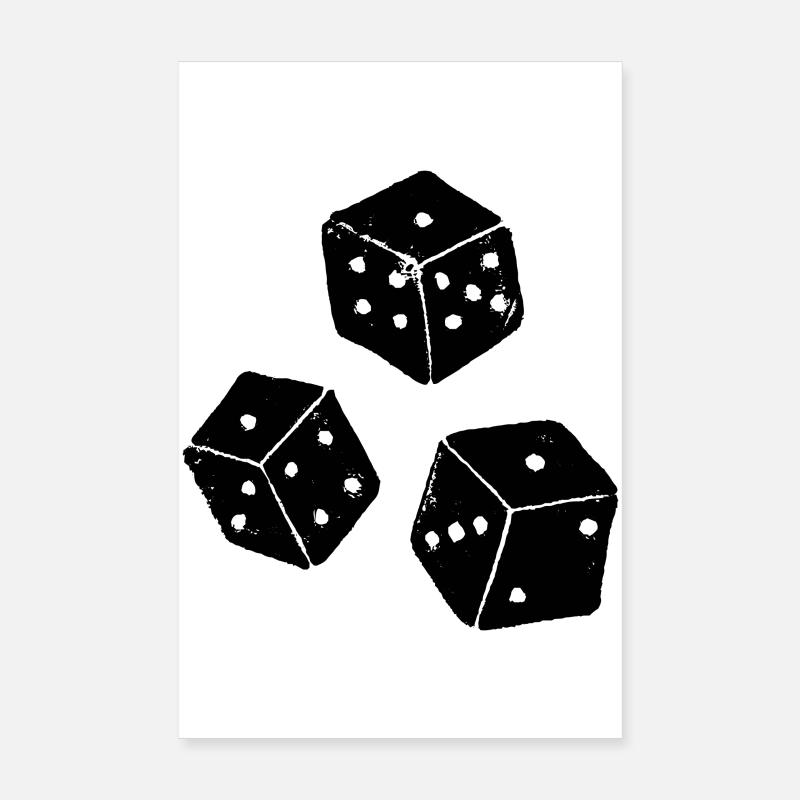 Chicago | Chick | Chigg Dice Game Poster 8" x 12" (20x30 cm)