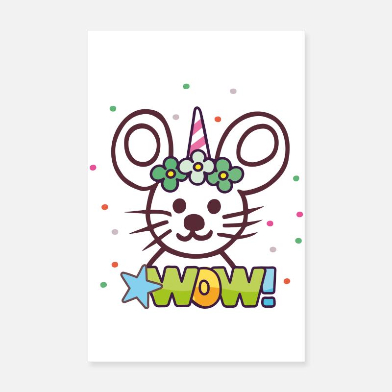 Carnival, Carnival, Mouse Poster 8" x 12" (20x30 cm)