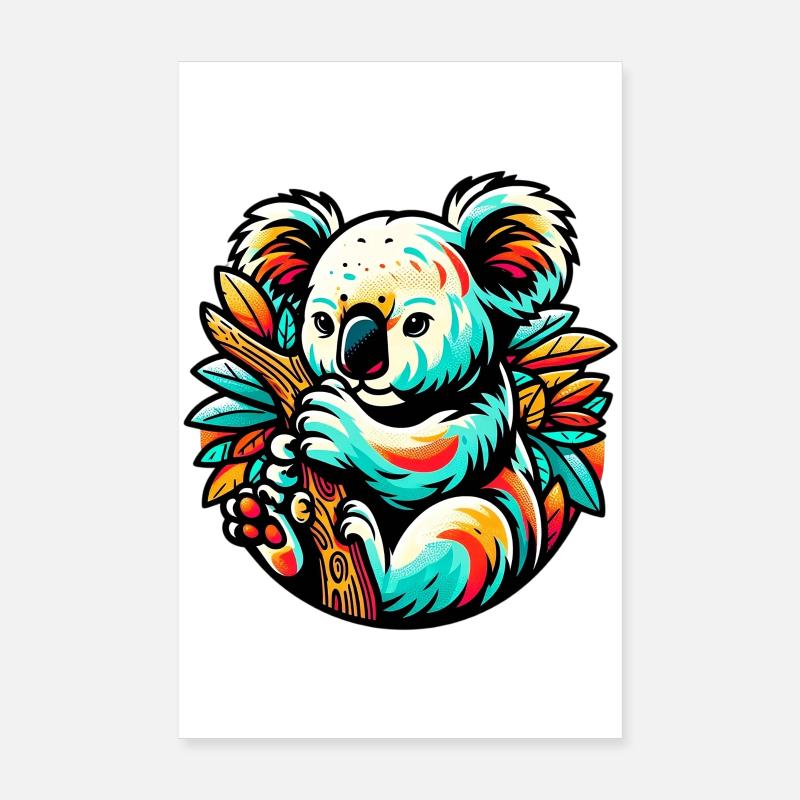 Koala Poster 20 x 30 cm