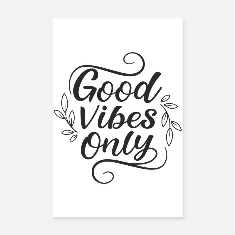 De bonnes vibrations... Poster 20 x 30 cm