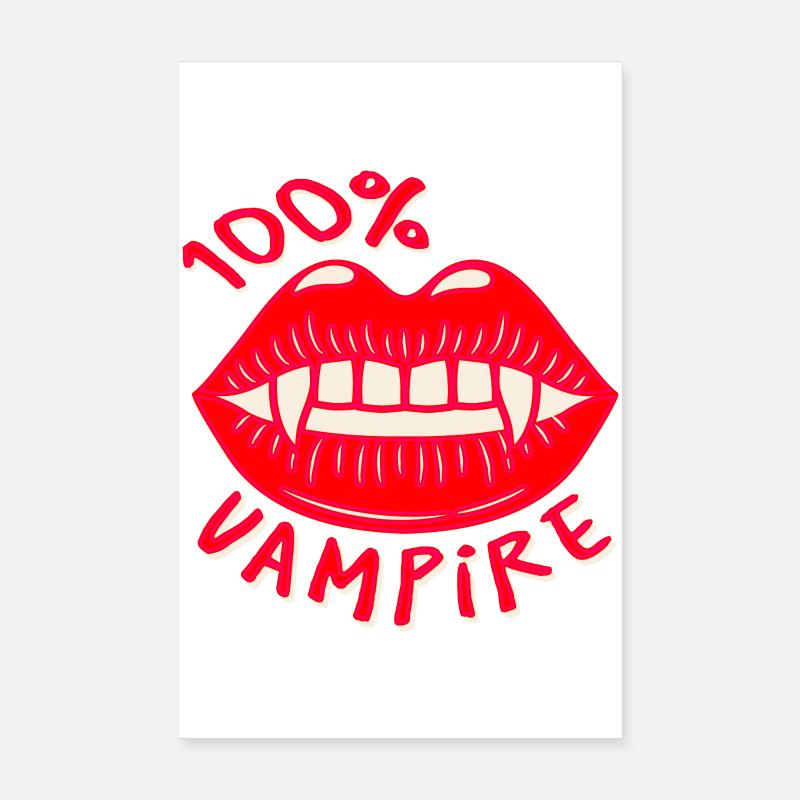 100% Vampire Poster 20x30 cm