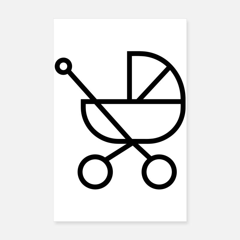 pushchair Poster 8" x 12" (20x30 cm)