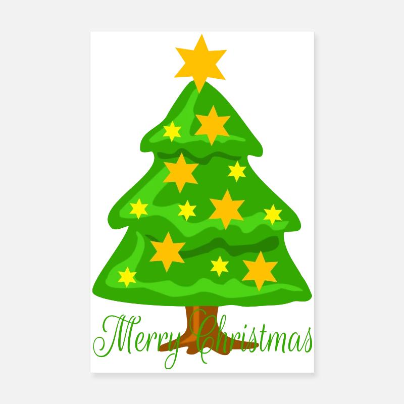 Sapin de Noël Poster 20 x 30 cm