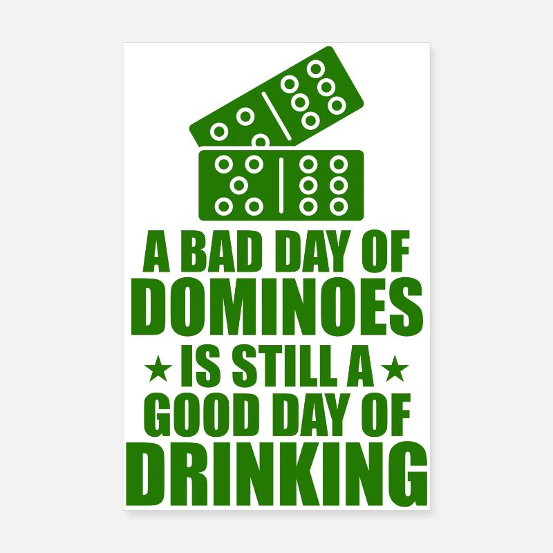 Conception de domino Poster 20 x 30 cm