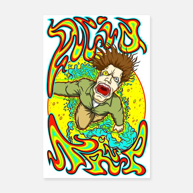 Acid trip Poster 8" x 12" (20x30 cm)