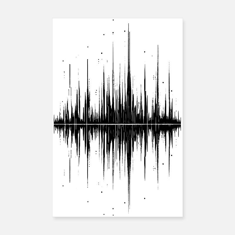 Onde sonore Poster 20 x 30 cm