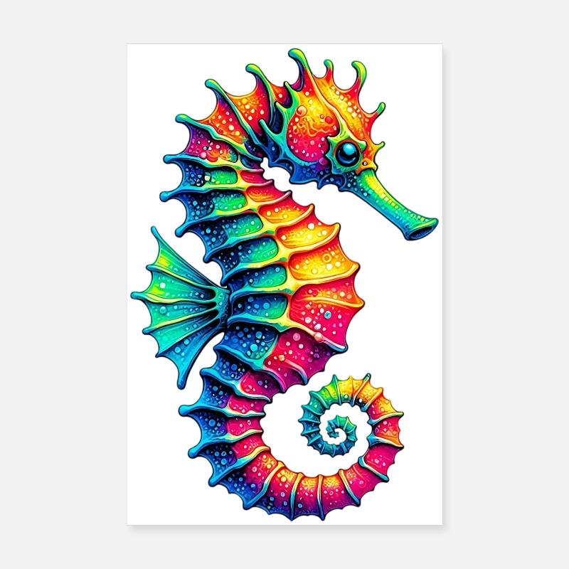 Seepferdchen Poster 20x30 cm