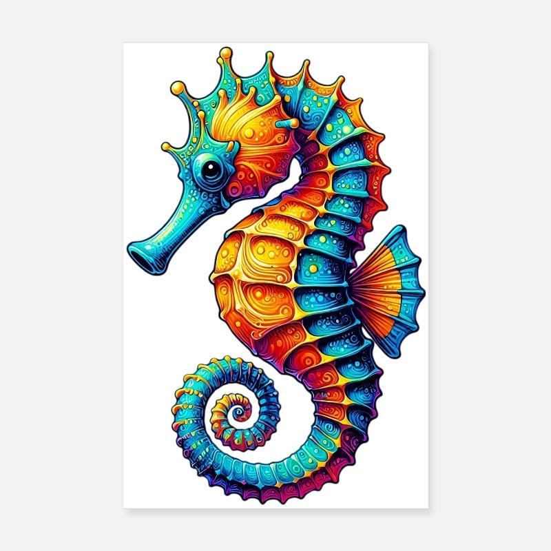 Hippocampe Poster 20 x 30 cm