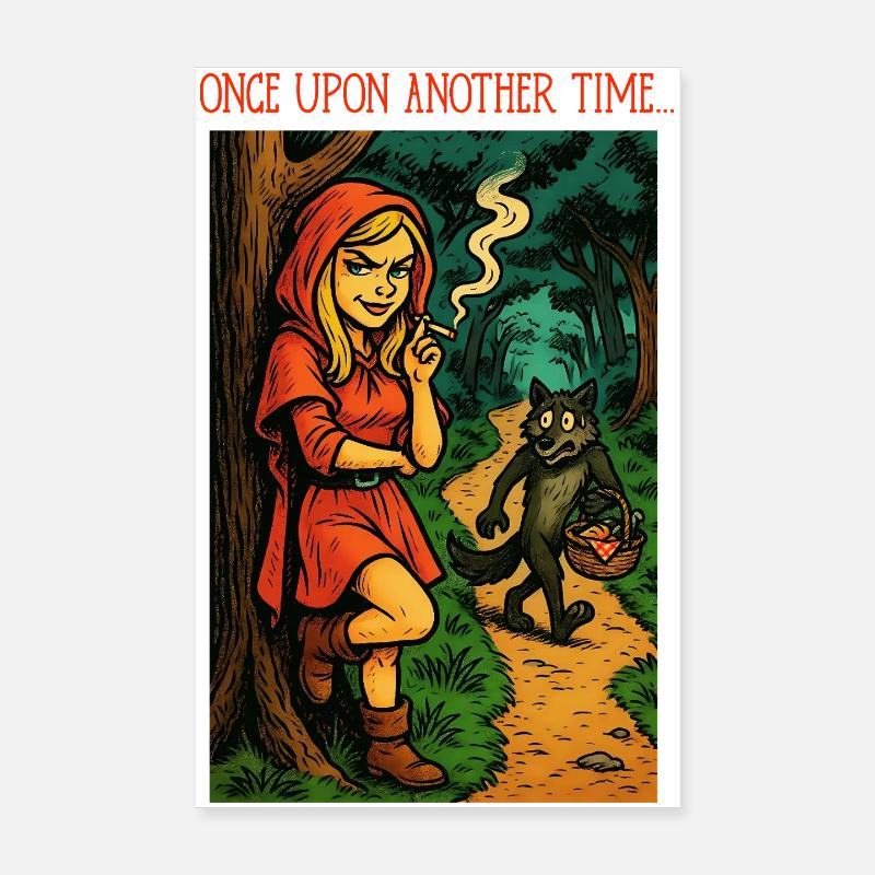 ONCE UPON ANOTHER TIME - Humour noir Poster 20 x 30 cm