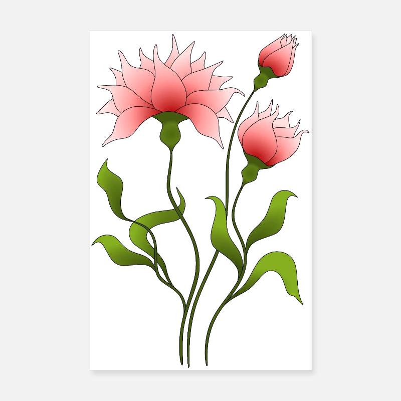 Fleur Poster 20 x 30 cm