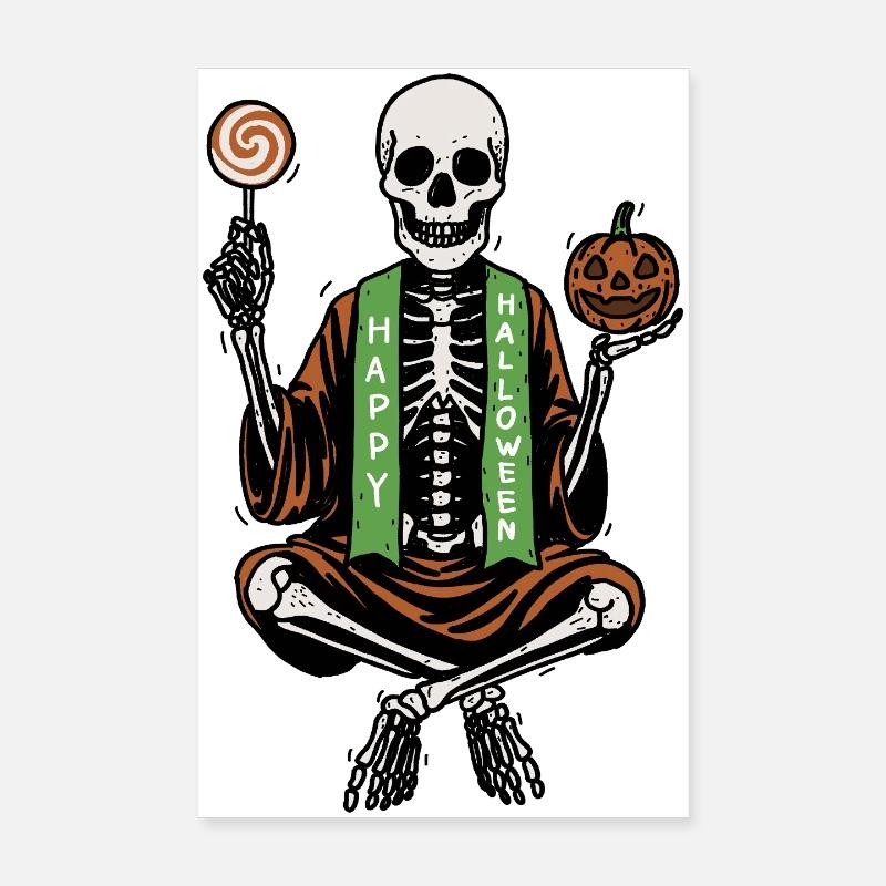 SOIRÉE D’HALLOWEEN Poster 20 x 30 cm