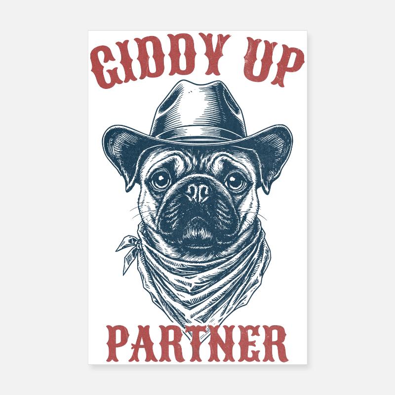 Partenaire Giddy Up - Carlin Poster 20 x 30 cm