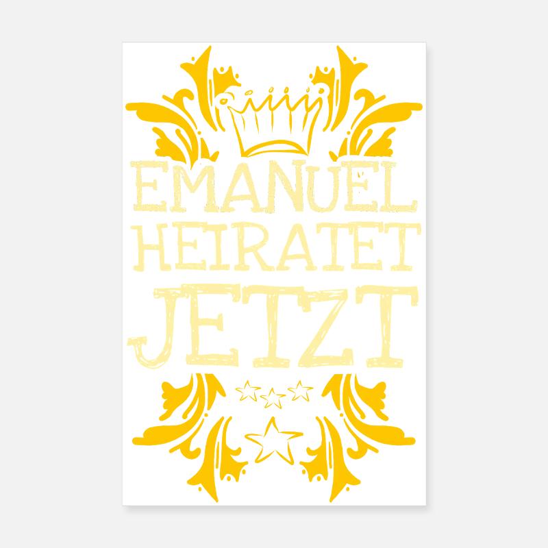 Baccalauréat Emanuel Poster 20 x 30 cm