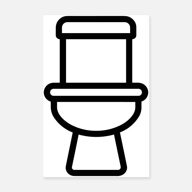 toilette Poster 20 x 30 cm