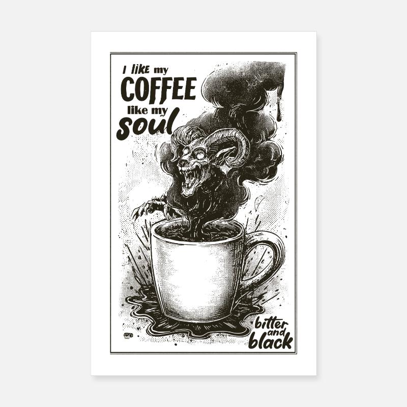 Café et âme Poster 20 x 30 cm