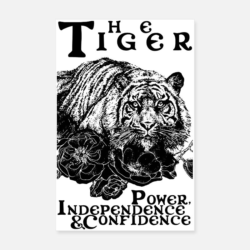 LE TIGRE Poster 20 x 30 cm
