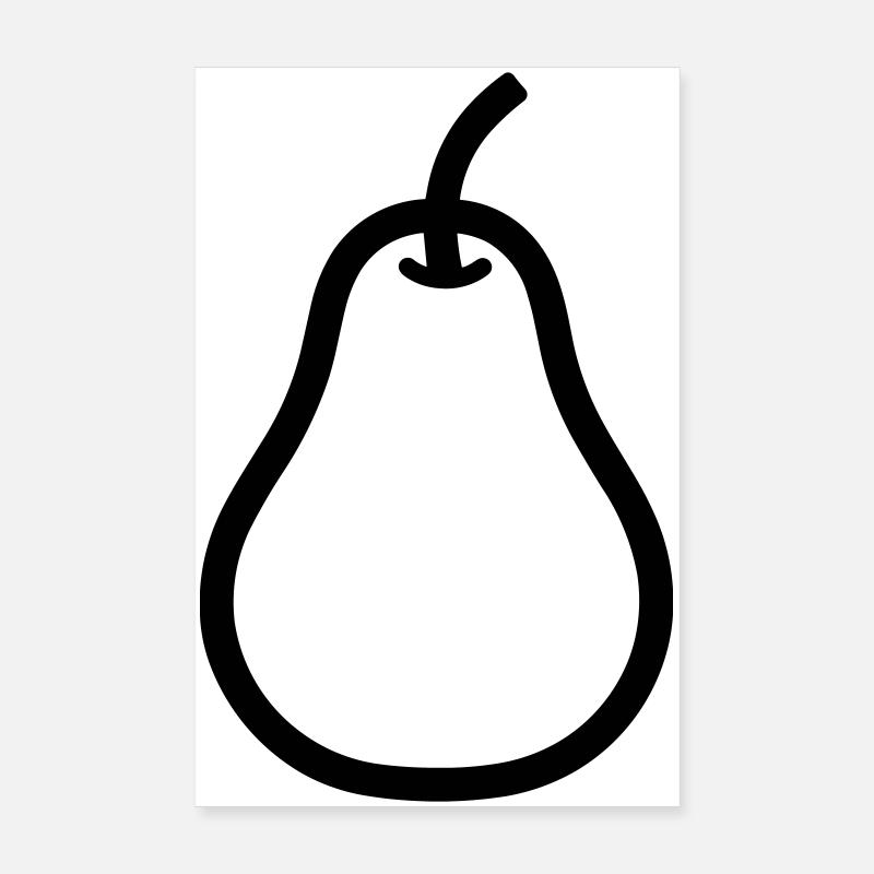 poire Poster 20 x 30 cm