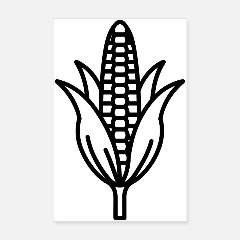 Maiskolben Poster 20x30 cm