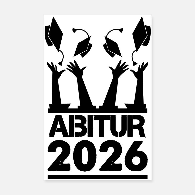 Abitur 2026 Graduation Ceremony Poster 8" x 12" (20x30 cm)