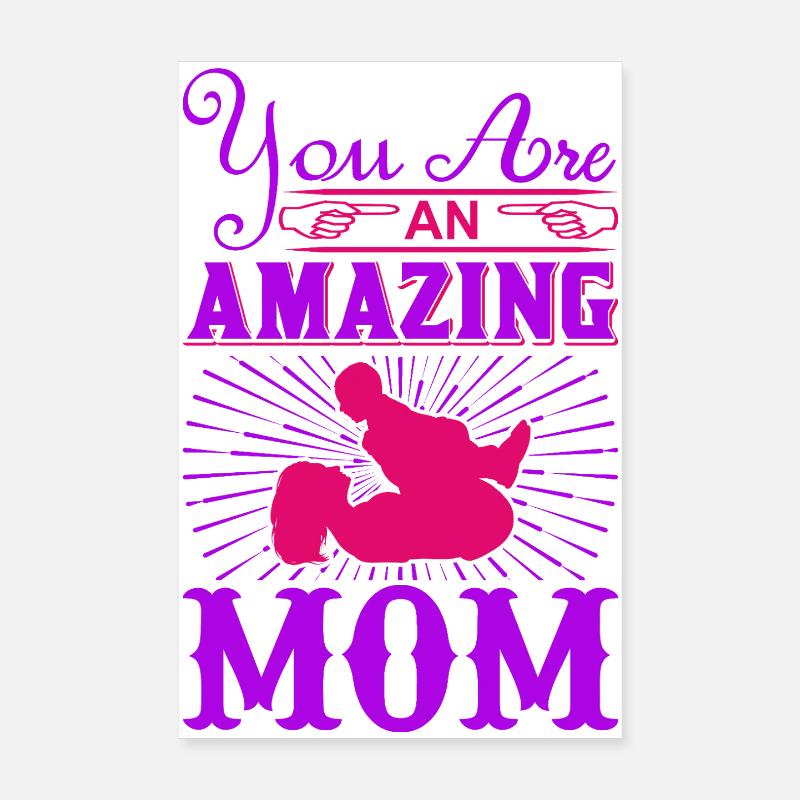 Du bist ein großartiges Muttertagshemd Poster 20x30 cm