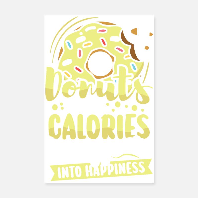 Restauration rapide en donuts Poster 20 x 30 cm