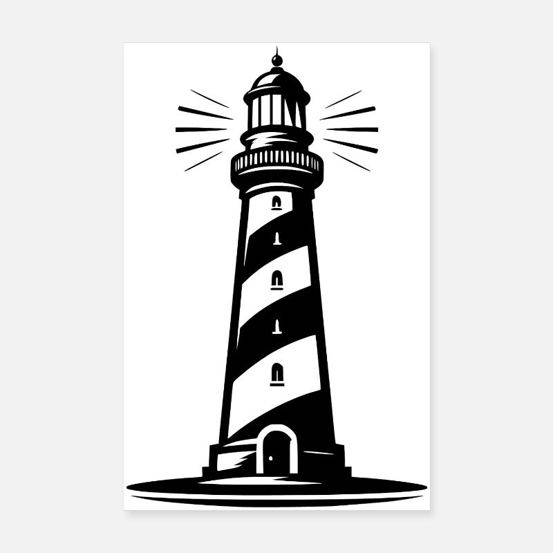 lighthouse Poster 8" x 12" (20x30 cm)