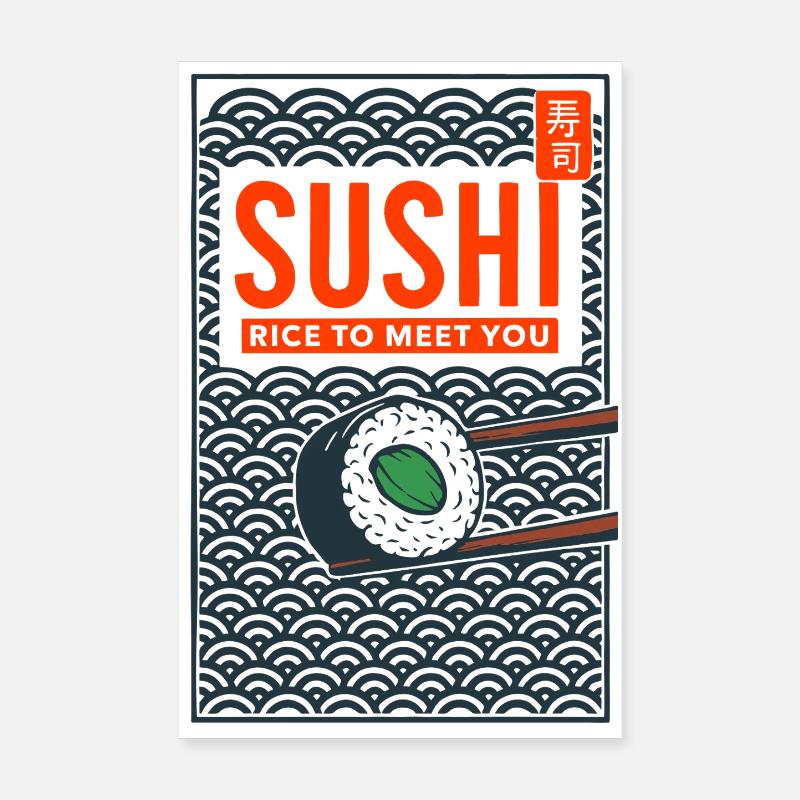Rice pour te rencontrer Poster 20 x 30 cm