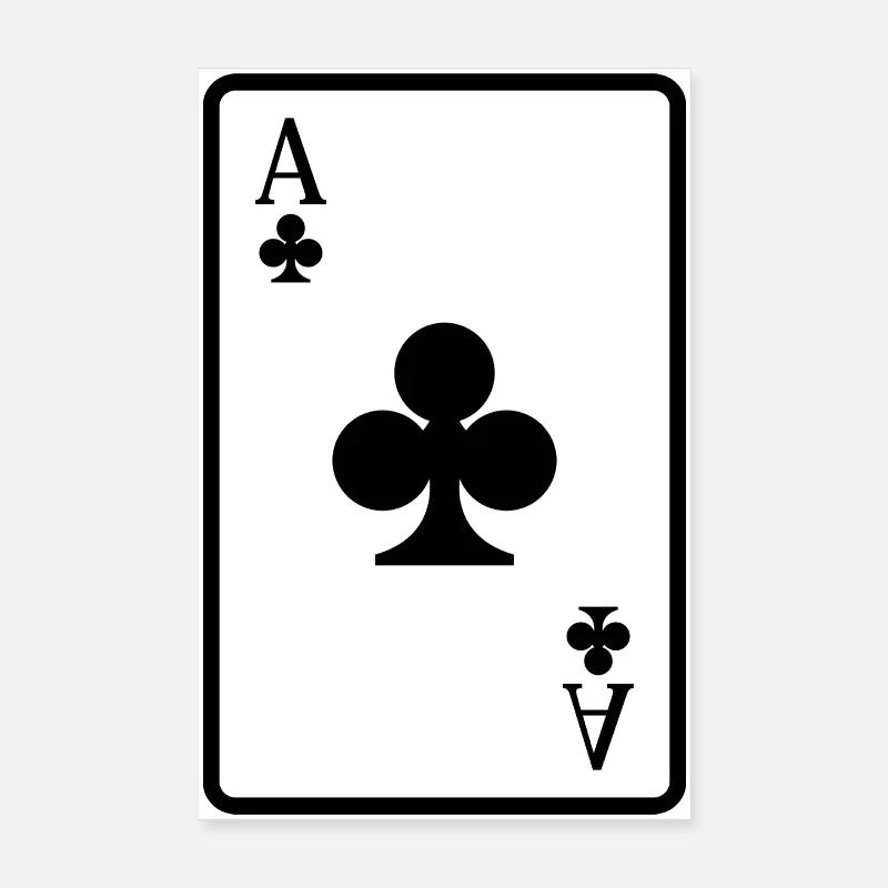 Poker card Poster 8" x 12" (20x30 cm)