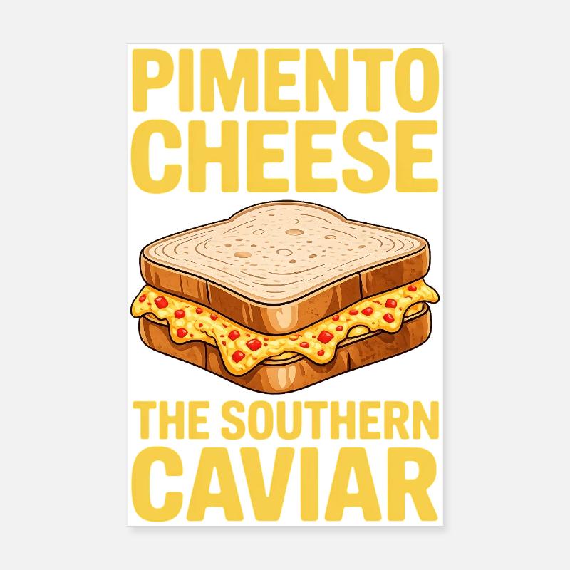 Pimento Cheese Sandwiches Geschenk Poster 20x30 cm