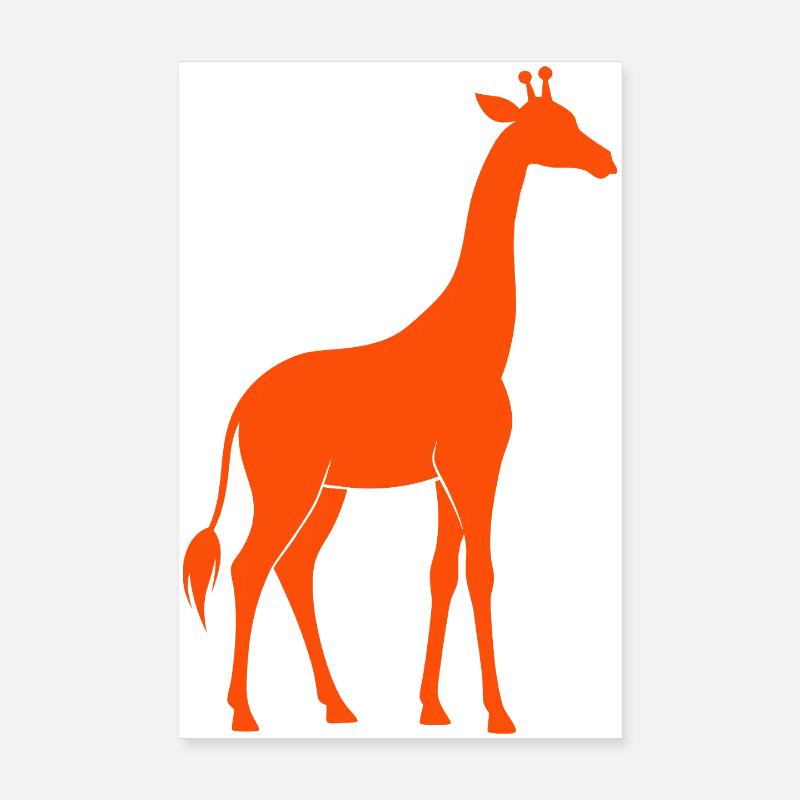 Giraffen Poster 20x30 cm