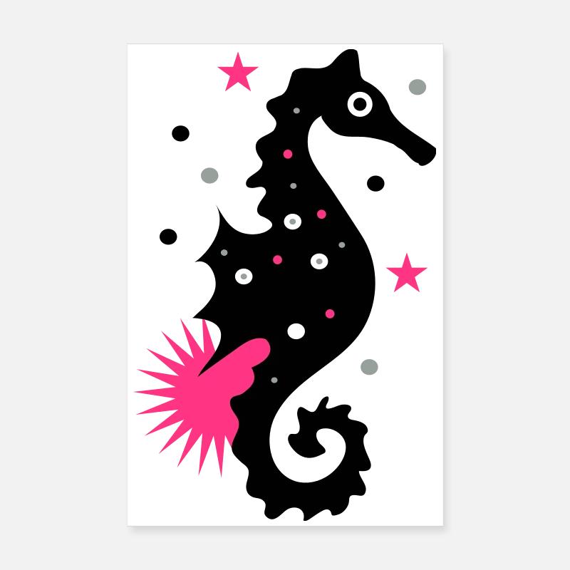 Le cheval de mer Poster 20 x 30 cm