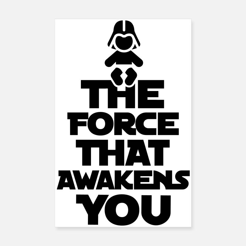 The force that awakens you Poster 20x30 cm