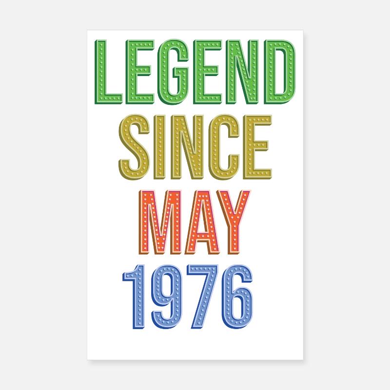 Legende seit Mai1976 Poster 20x30 cm
