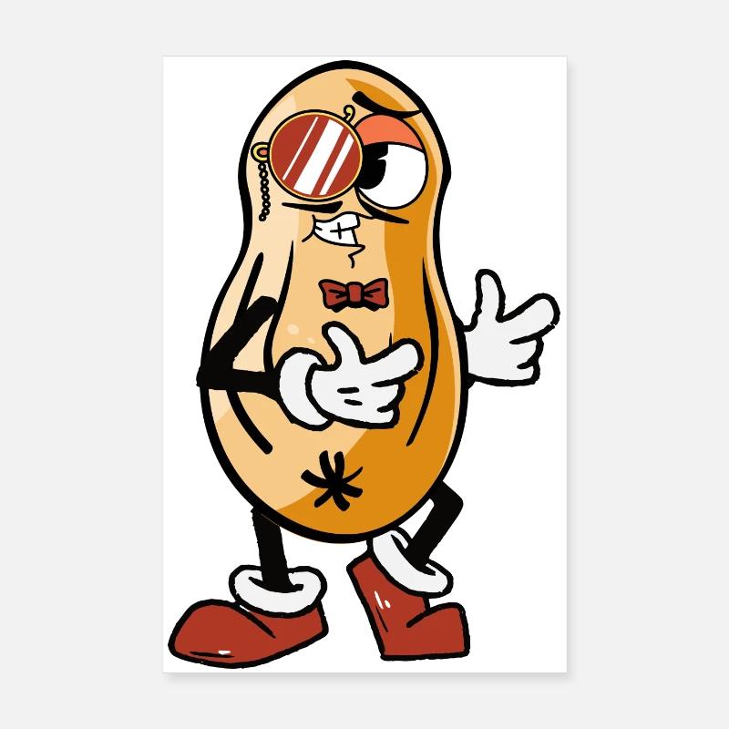 Cool peanut Poster 8" x 12" (20x30 cm)