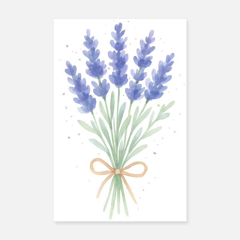 Bouquet de lavande Poster 20 x 30 cm