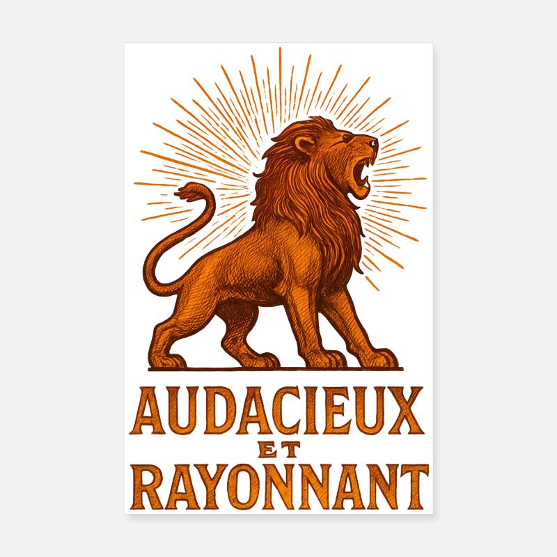 Sternzeichen Löwe - Astrologie Poster 20x30 cm