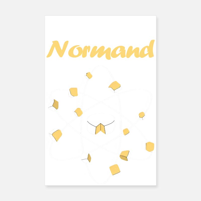 The Norman Atom Flag Leopards Norman Pride Poster 8" x 12" (20x30 cm)
