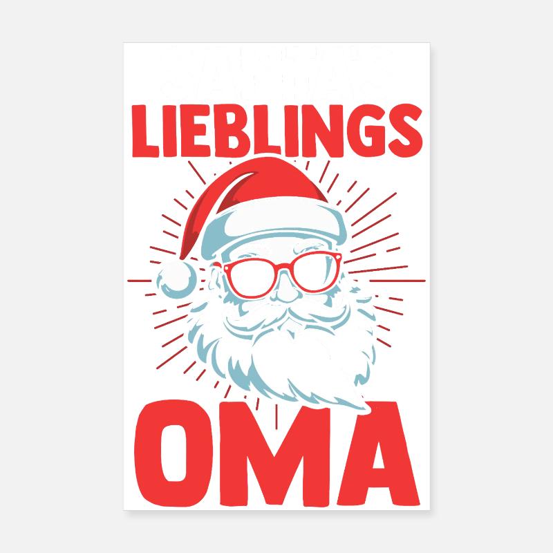Noël Mère Mère Noël Poster 20 x 30 cm