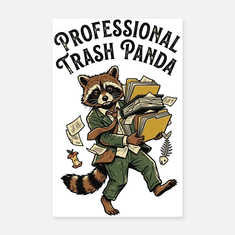 Panda professionnel Poster 20 x 30 cm