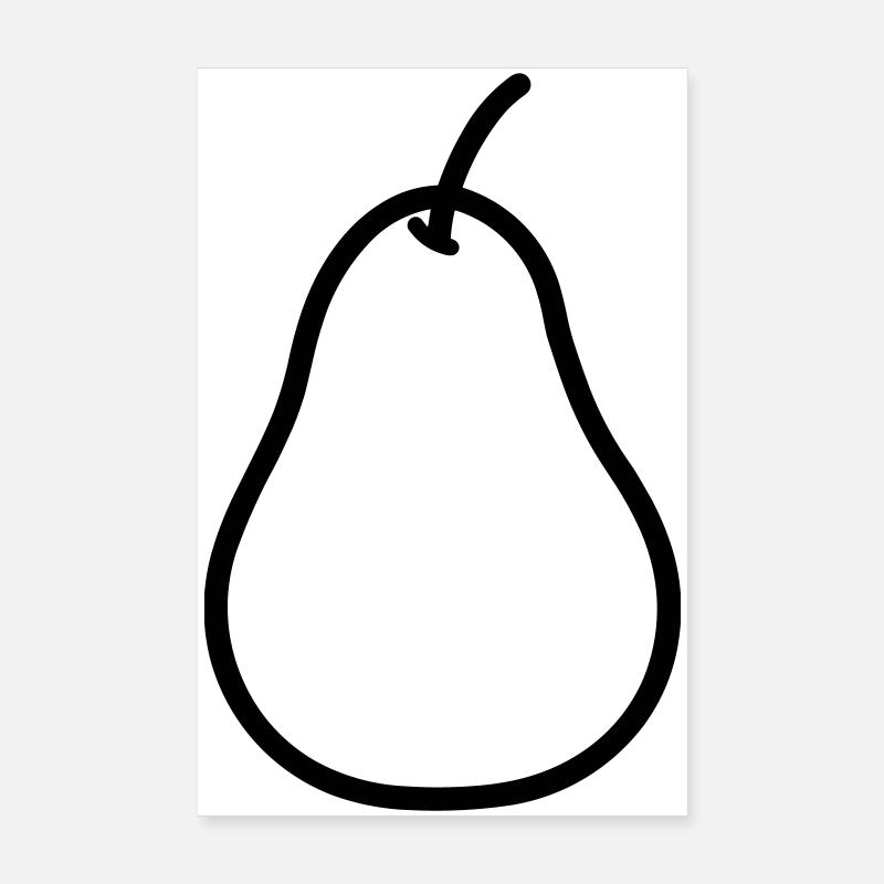 pear Poster 8" x 12" (20x30 cm)