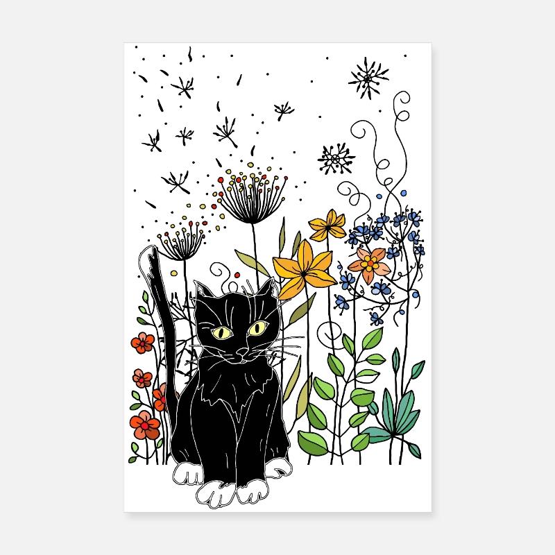 Katze Poster 20x30 cm