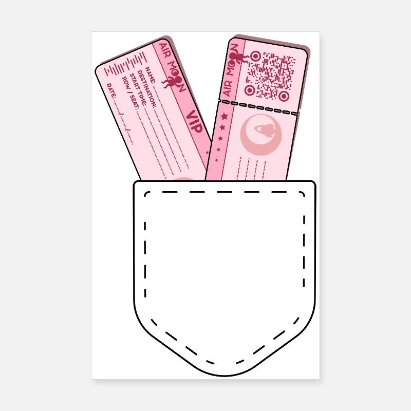 LUNE D’AIR Poster 20 x 30 cm